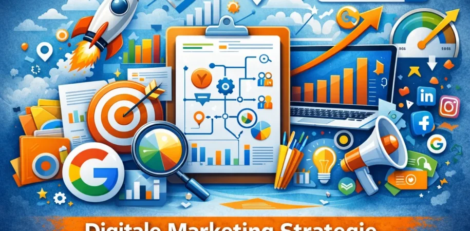 Digitale Marketing Strategie für nachhaltiges Unternehmen Wachstum