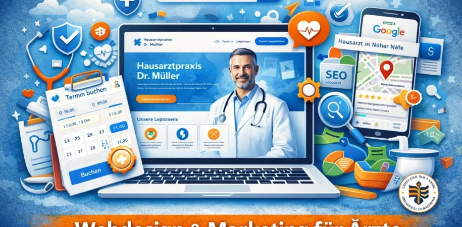 Webdesign und Marketing für Ärzte im Gesundheitswesen